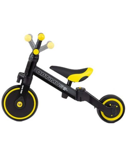 Детско колело 3 в 1 Milly Mally - Optimus, жълто - 4