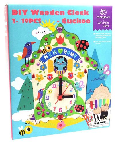 Детска игра Tooky Toy - Направи сам стенен часовник - 1