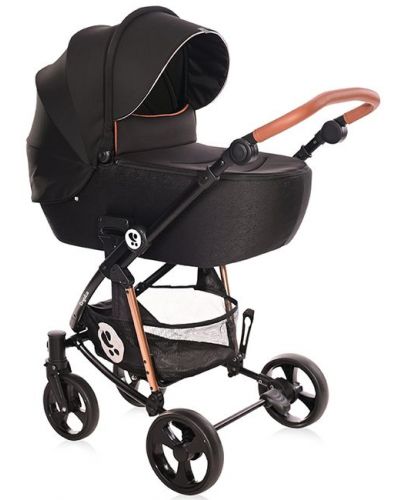 Детска комбинирана количка Lorelli - Crysta 3 в 1, Black Diamond - 2