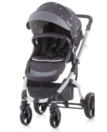 Детска количка 2 в 1 Chipolino Малта - С твърд кош, сива - 1