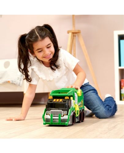 Детска играчка Dickie Toys - Камион за рециклиране, със звуци и светлини - 7