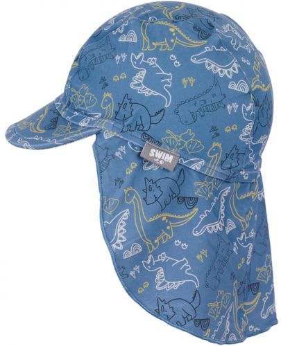 Детска шапка с UV 50+ защита Sterntaler - С динозаври, 49 cm, 12-18 месеца - 2