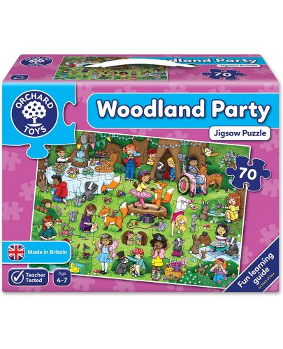 Детски пъзел Orchard Toys - Дървесно парти, 70 части - 1
