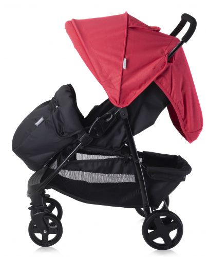 Детска лятна количка с покривало Lorelli - Martina, Mars Red - 3