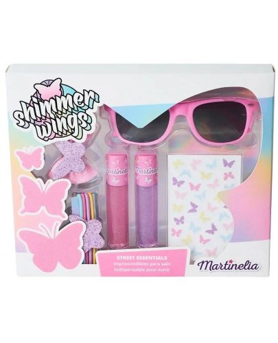 Детски комплект за красота Martinelia - Shimmer Wings, с очила - 1