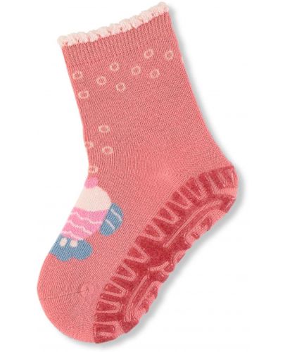 Детски чорапи със силиконова подметка Sterntaler - С рибки, 27/28, 4-5 години - 1