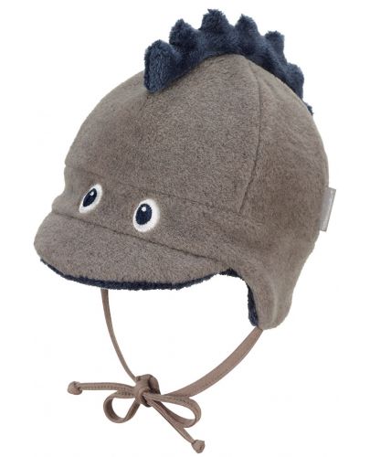 Детска зимна шапка ушанка Sterntaler - Дино, 43 cm, 5-6 месеца - 2