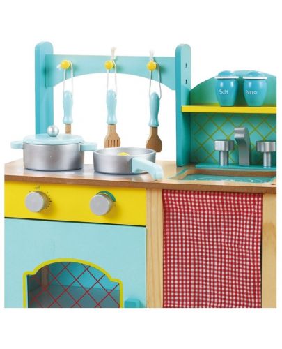 Детска кухня Andreu toys - Прованс, синя - 3