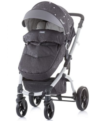 Детска количка 2 в 1 Chipolino Малта - С твърд кош, сива - 3