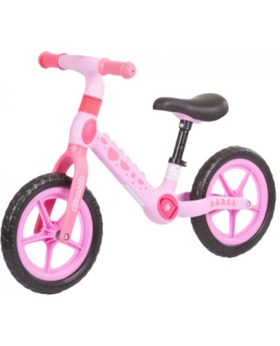 Детско колело за баланс Chipolino - Дино, розово - 1