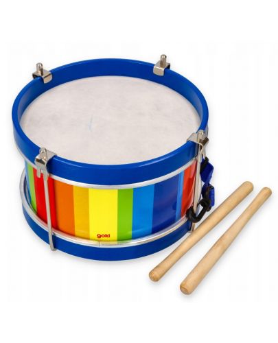 Детски музикален инструмент Goki - Барабан, дъга - 2