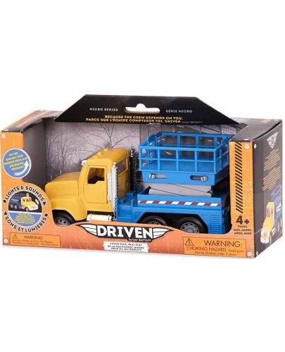 Детска играчка Battat Driven - Мини подемен камион - 3