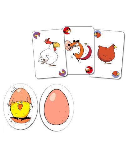 Детска игра с карти Djeco -  Piou Piou - 4