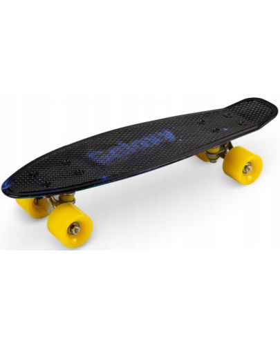 Детски скейтборд Qkids - Galaxy, черен графит - 1
