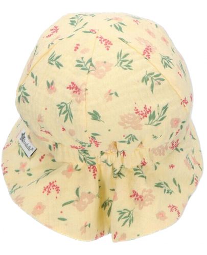 Детска лятна шапка с UV 50+ защита Sterntaler - Флорален принт, 55 cm, 4-6 години - 3