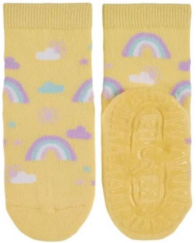 Детски чорапи със силикон Sterntaler - С дъга, 23/24 размер, 2-3 години - 3