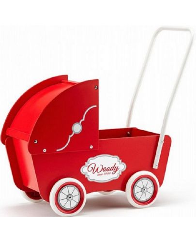 Детска играчка Woody - Ретро количка за кукли - 1