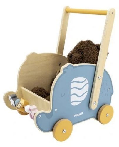 Детска дървена играчка за бутане VIGA Toys PolarB - Слон  - 2