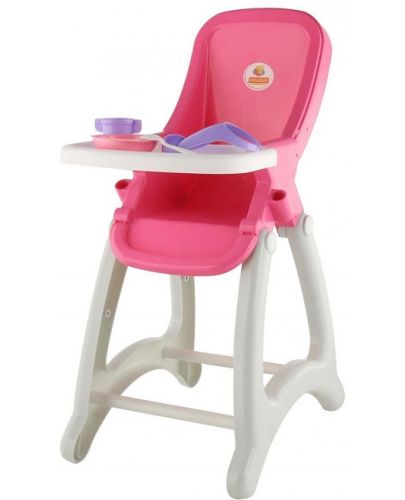 Детска играчка Polesie - Стол за хранене на кукли Baby - 1