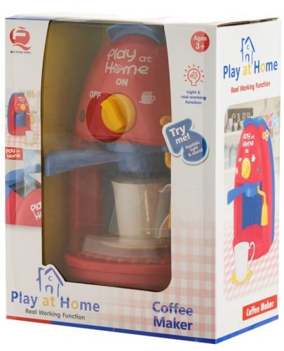 Детска играчка GОТ - Кафемашина със светлина и звук, червена - 1