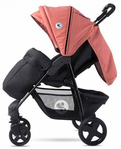 Детска лятна количка с покривало Lorelli - Daisy Basic, оранжева - 4