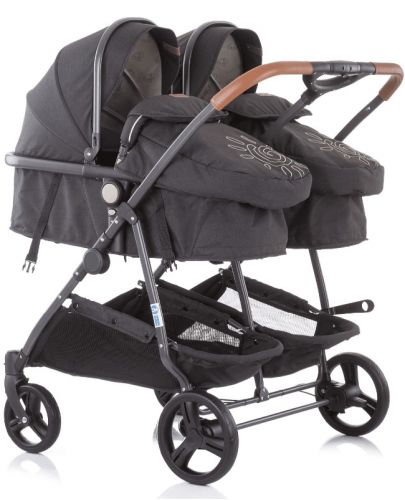 Детска количка за близнаци Chipolino - ДуоСмарт, ванилия - 2