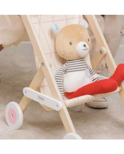 Детска дървена количка за кукли Classic World  - 3