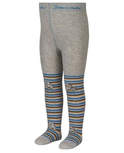 Детски чорапогащник Sterntaler - Райе, 122/128 cm, 5-6 години, сив - 1