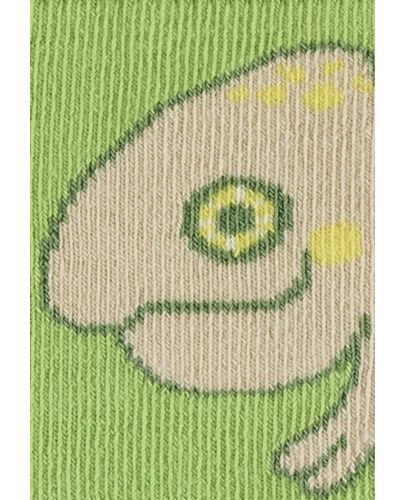 Детски чорапи със силиконова подметка Sterntaler - С хамелеон, 17/18, 6-12 месеца - 3