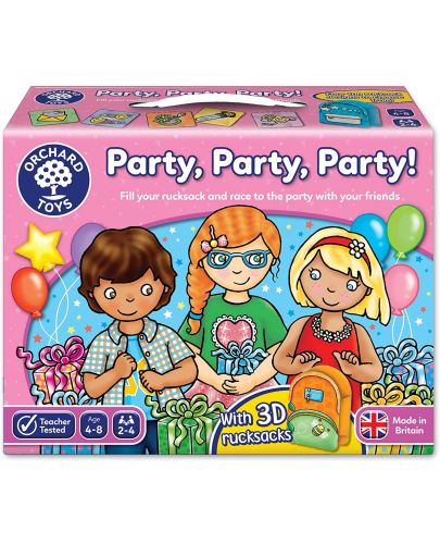 Детска образователна игра Orchard Toys - Парти, Парти, Парти - 1