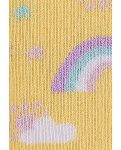 Детски чорапи със силикон Sterntaler - С дъга, 23/24 размер, 2-3 години - 2