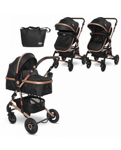 Детска количка Lorelli - Alba, Premium black - 1