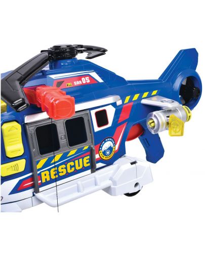 Детска играчка Dickie Toys - Спасителен хеликоптер, със звуци и светлини - 6