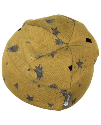 Детска  шапка с поларена подплата Sterntaler - 53 cm, 2-4 години, жълта - 2