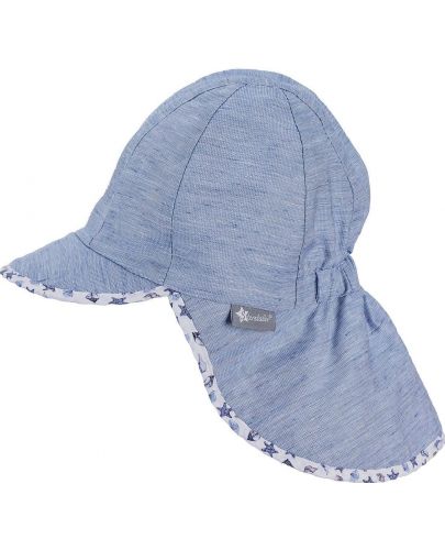 Детска лятна шапка с UV 50+ защита Sterntaler - с платка на тила, 47 cm,  9-12 месеца - 3