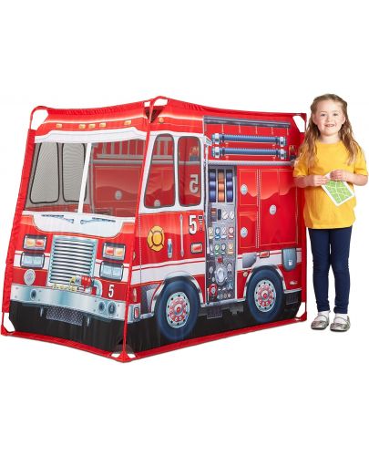Детска палатка за игра Melissa & Doug - Пожарна кола - 3