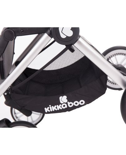 Детска количка 3 в 1 Kikka Boo Vicenza Luxury - Сребриста, с кош за количка и столче за кола - 11