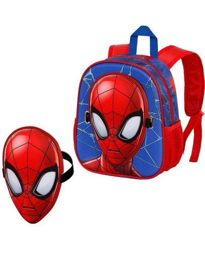 Детска раница Karactermania Spider-Man - Badoom, 3D, с маска - 1