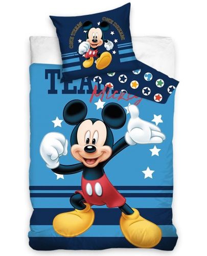 Детски спален комплект Sonne Home - Mickey Mouse, 2 части - 1