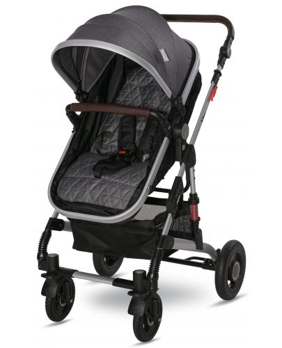 Детска количка Lorelli - Alba, Premium Set, Steel Grey - 7