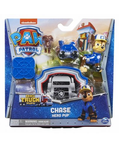 Детска играчка Spin Master Paw Patrol - Hero Pup, Чейс - 1