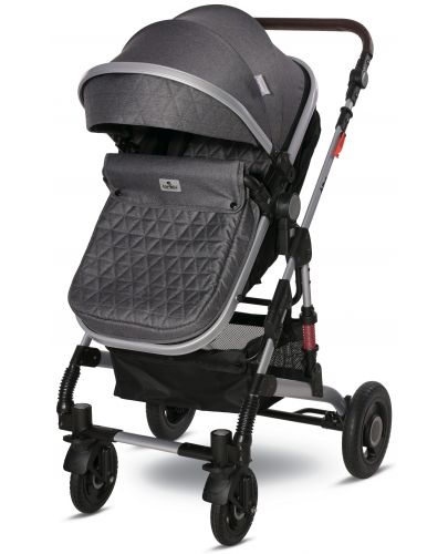 Детска количка Lorelli - Alba, Premium Set, Steel Grey - 6
