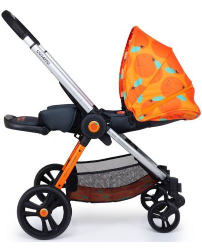 Детска комбинирана количка 2 в 1 Cosatto - Wowee, So Orangey - 7