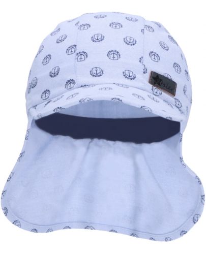 Детска шапка с платка с UV 50+ защита Sterntaler - С котвички, 49 cm, 12-18 месеца - 4