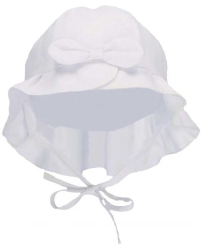 Детска шапка с UV 50+ защита Sterntaler - С панделка,  51 cm, 18-24 месеца, бяла - 2