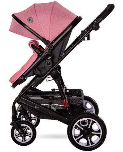 Детска комбинирана количка 3в1 Lorelli - Lora Set, розова - 6