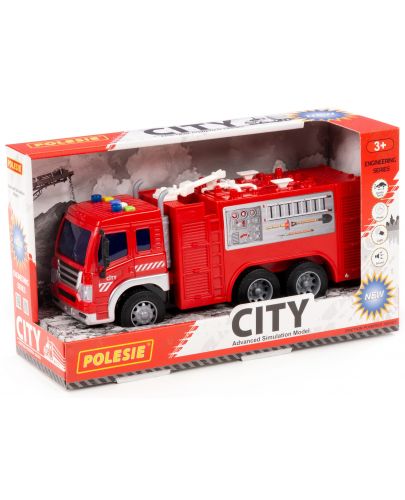 Детска играчка Polesie Toys - Пожарен камион - 1