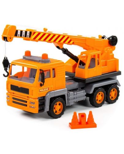 Детска играчка Polesie - Камион с кран Diamond - 1