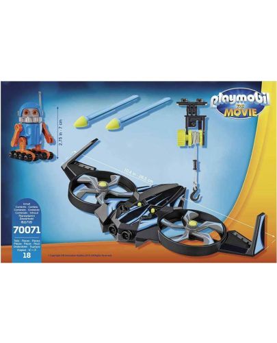 Детски конструктор Playmobil - Роботитрон с дрон - 2