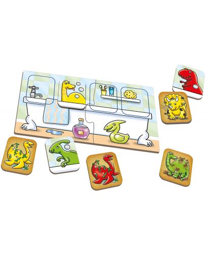 Детска образователна игра Orchard Toys - Мръсни динозаври - 3